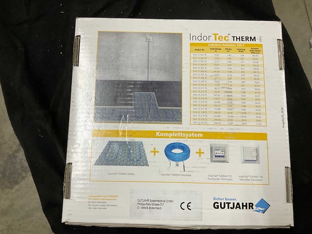 Gutjahr elektrische vloerverwarming indor tec therm-e vloerverwarmingset - afbeelding 2 van  2