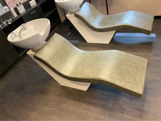 Guy sarlemijn design dormeuse long sage wasunit - afbeelding 2 van  9