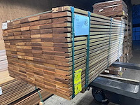 Guyana ipé - plank geschaafd - 1850x140x25mm (67x) - afbeelding 2 van  3