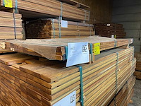 Guyana ipé - plank geschaafd - 1850x90x25mm (32x) - afbeelding 2 van  3
