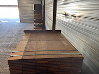 Guyana ipé buitenparket 1250x145x21mm (120x) - afbeelding 1 van  3