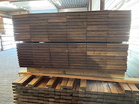 Guyana ipé buitenparket 1250x145x21mm (120x) - afbeelding 3 van  3