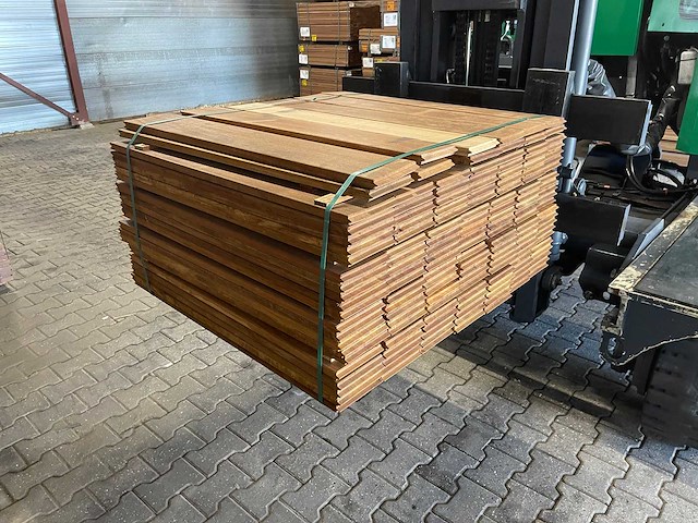 Guyana ipé buitenparket 950x145x21mm (152x) - afbeelding 2 van  3