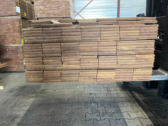 Guyana ipé buitenparket 950x145x21mm (152x) - afbeelding 3 van  3