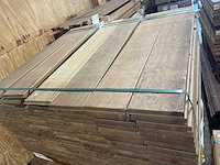 Guyana ipé buitenparket (kopse veer en groef) 950x145x21mm (152x) - afbeelding 1 van  3