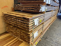 Guyana ipé country grade planken geschaafd 4500x90x18mm (134x) - afbeelding 4 van  4