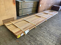 Guyana ipé country grade planken geschaafd 5000x90x18mm (55x) - afbeelding 2 van  3