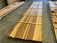 Guyana ipé country grade planken geschaafd 5500x90x18mm (45x) - afbeelding 1 van  3
