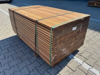 Guyana ipé latten geschaafd 1550x40x25mm (418x) - afbeelding 2 van  3