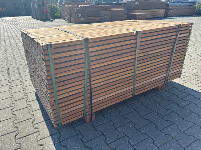 Guyana ipé latten geschaafd 1550x40x25mm (418x) - afbeelding 2 van  3