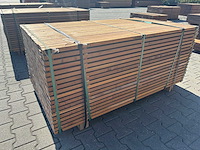 Guyana ipé latten geschaafd 1550x40x25mm (437x) - afbeelding 2 van  3