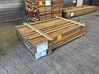 Guyana ipé latten geschaafd 1550x45x21mm (177x) - afbeelding 2 van  3