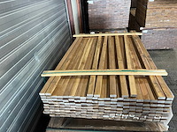 Guyana ipé latten geschaafd 1550x45x21mm (177x) - afbeelding 1 van  3