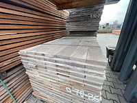 Guyana ipé planken fijnbezaagd 1250x130x27mm (133x) - afbeelding 1 van  3