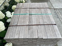 Guyana ipé planken fijnbezaagd 1250x80x27mm (228x) - afbeelding 1 van  3