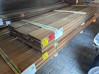 Guyana ipé planken fijnbezaagd 3050x145x21mm (46x) - afbeelding 2 van  3