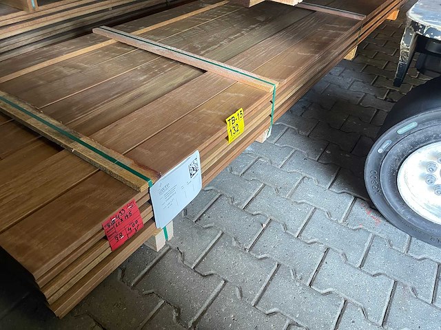 Guyana ipé planken fijnbezaagd 4000x145x21mm (38x) - afbeelding 2 van  3