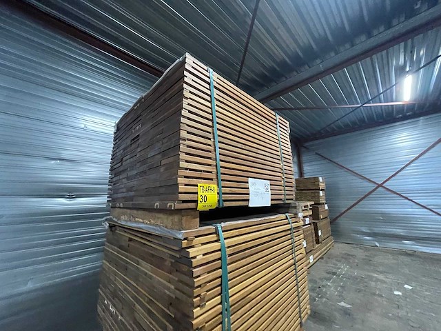 Guyana ipé planken geschaafd 1000x145x21mm (154x) - afbeelding 4 van  4