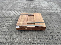 Guyana ipé planken geschaafd 1000x90x25mm (165x) - afbeelding 1 van  4