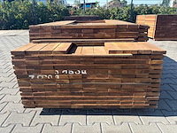 Guyana ipé planken geschaafd 1250-1550x90x25mm (182x) - afbeelding 3 van  3