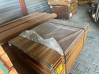 Guyana ipé planken geschaafd 1250x70x25mm (238x) - afbeelding 1 van  3