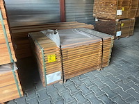 Guyana ipé planken geschaafd 1250x70x25mm (238x) - afbeelding 2 van  3