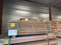 Guyana ipé planken geschaafd 1500x90x16mm (171x) - afbeelding 2 van  3