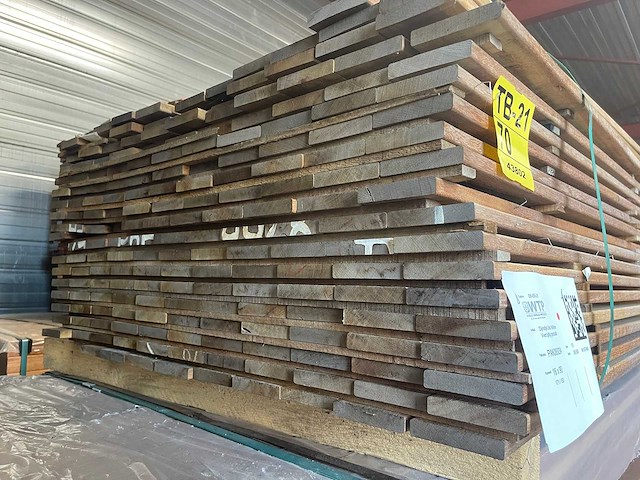 Guyana ipé planken geschaafd 1500x90x16mm (171x) - afbeelding 3 van  3