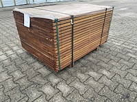 Guyana ipé planken geschaafd 1550x140x25mm (121x) - afbeelding 1 van  2