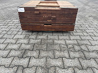 Guyana ipé planken geschaafd 1550x70x25mm (168x) - afbeelding 3 van  4