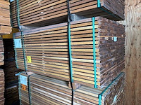 Guyana ipé planken geschaafd 1550x70x25mm (247x) - afbeelding 3 van  3