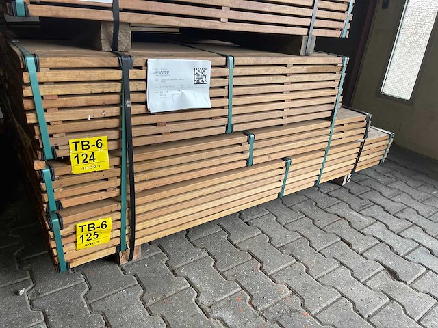 Guyana ipé planken geschaafd 1850x90x25mm (66x) - afbeelding 4 van  4