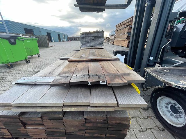 Guyana ipé planken geschaafd 2150x120x21mm (5x) - afbeelding 2 van  2