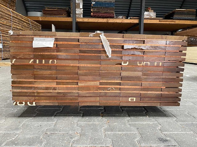 Guyana ipe planken geschaafd 2150x120x21mm (78x) - afbeelding 3 van  4