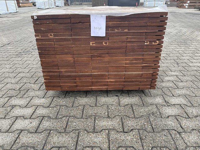 Guyana ipé planken geschaafd 2150x140x25mm (126x) - afbeelding 3 van  4