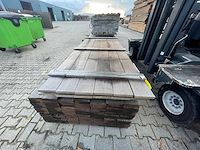 Guyana ipé planken geschaafd 2150x145x21mm (12x) - afbeelding 1 van  3