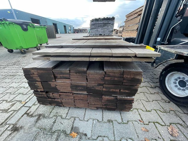 Guyana ipé planken geschaafd 2150x145x21mm (12x) - afbeelding 3 van  3