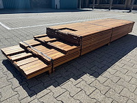 Guyana ipé planken geschaafd 2450-3650x70x21mm (156x) - afbeelding 2 van  3
