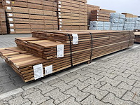 Guyana ipé planken geschaafd 2750-3350x90x21mm (163x) - afbeelding 2 van  3