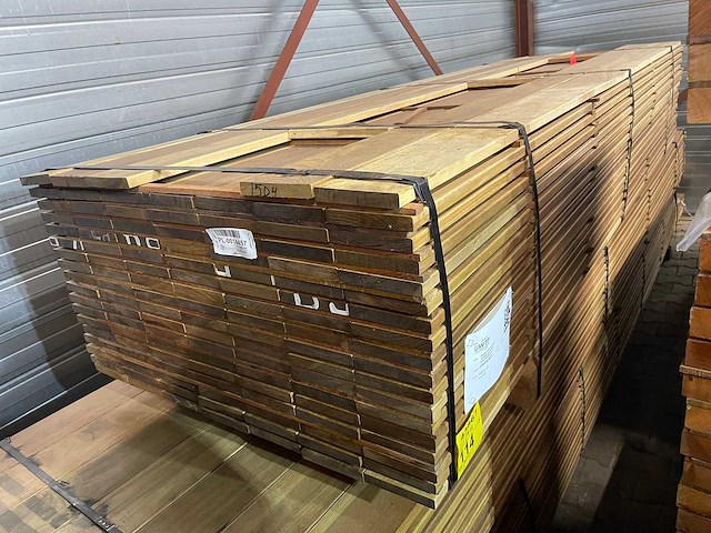 Guyana ipé planken geschaafd 3050x140x21mm (124x) - afbeelding 4 van  4