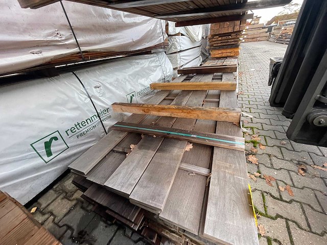 Guyana ipé planken geschaafd 3050x145x21mm (10x) - afbeelding 1 van  3