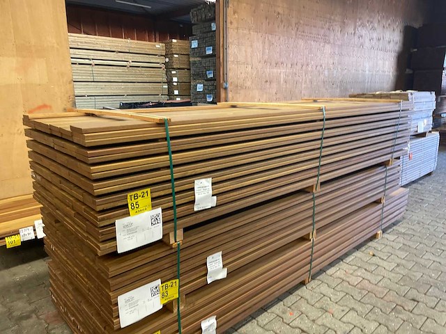 Guyana ipé planken geschaafd 3050x145x21mm (114x) - afbeelding 2 van  3