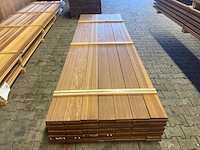 Guyana ipé planken geschaafd 3350x145x21mm (70x) - afbeelding 1 van  3