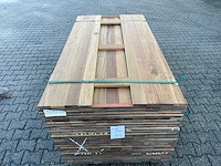 Guyana ipe planken geschaafd 3350x90x21mm (83x) - afbeelding 1 van  4