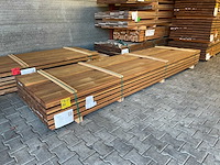 Guyana ipé planken geschaafd 3650x145x21mm (76x) - afbeelding 2 van  3