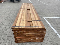 Guyana ipé planken geschaafd 3950-4300x90x21mm (86x)