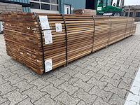 Guyana ipé planken geschaafd 3950-4300x90x21mm (86x) - afbeelding 2 van  3