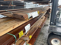 Guyana ipé planken geschaafd 3950-4550x145x21mm (18x) - afbeelding 2 van  3