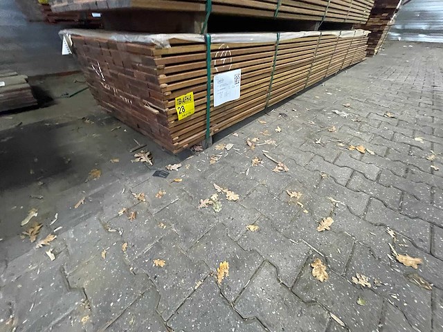 Guyana ipé planken geschaafd 3950-5450x90x21mm (141x) - afbeelding 4 van  4