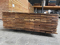 Guyana ipé planken geschaafd 4000x90x15mm (77x) - afbeelding 3 van  4